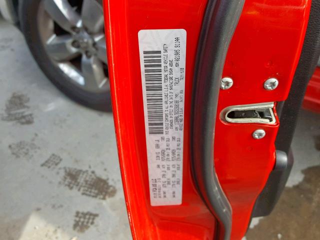 1C6RR6LT6GS268188 - 2016 RAM 1500 SLT RED photo 10