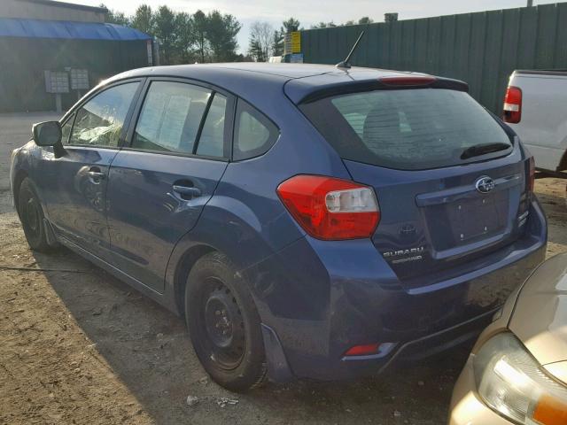 JF1GPAA61DG825423 - 2013 SUBARU IMPREZA BA BLUE photo 3