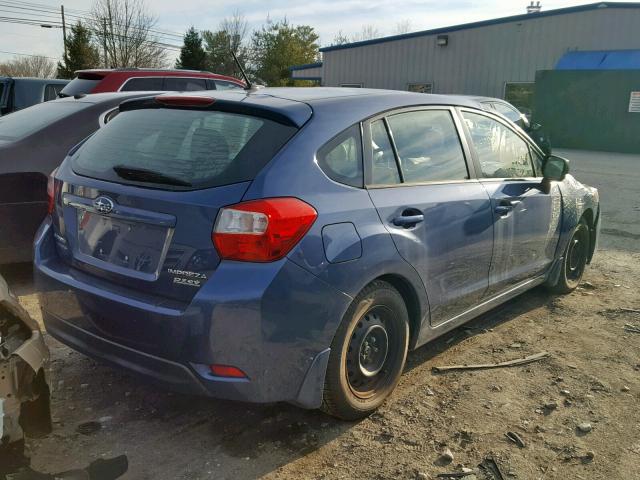 JF1GPAA61DG825423 - 2013 SUBARU IMPREZA BA BLUE photo 4