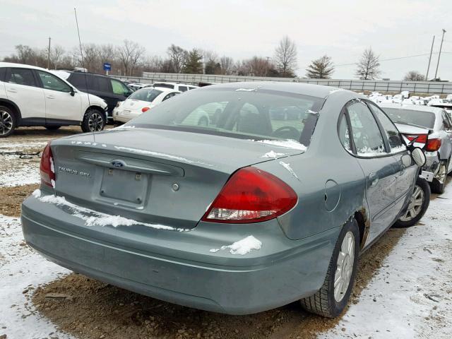 1FAFP56U05A288087 - 2005 FORD TAURUS SEL GREEN photo 4