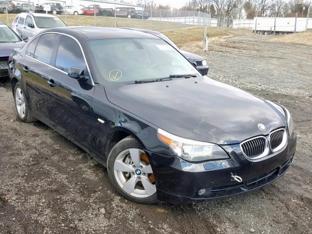 WBANF33597B999310 - 2007 BMW 525 XI BLACK photo 1