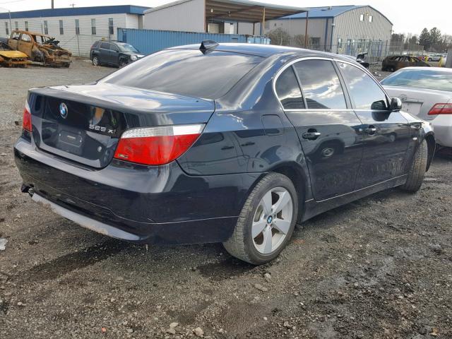WBANF33597B999310 - 2007 BMW 525 XI BLACK photo 4