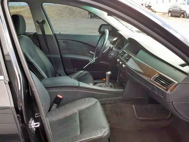 WBANF33597B999310 - 2007 BMW 525 XI BLACK photo 5