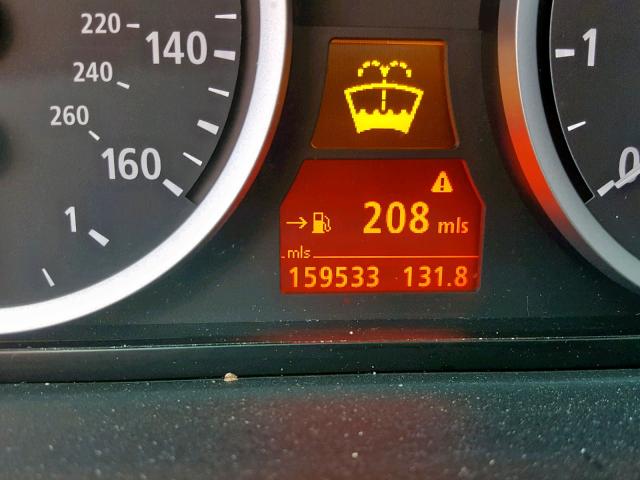 WBANF33597B999310 - 2007 BMW 525 XI BLACK photo 8