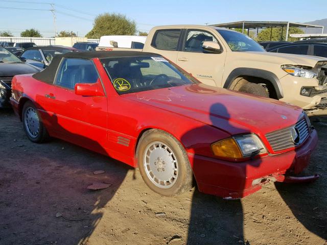 WDBFA61E1MF026791 - 1991 MERCEDES-BENZ 300 SL RED photo 1