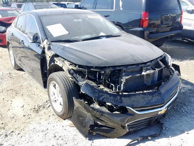 1G1ZB5ST2JF172611 - 2018 CHEVROLET MALIBU LS BLACK photo 1