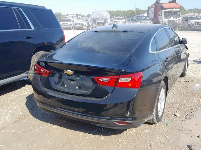 1G1ZB5ST2JF172611 - 2018 CHEVROLET MALIBU LS BLACK photo 4