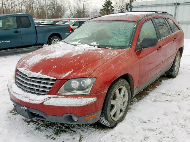 2A8GF68476R612386 - 2006 CHRYSLER PACIFICA T RED photo 2