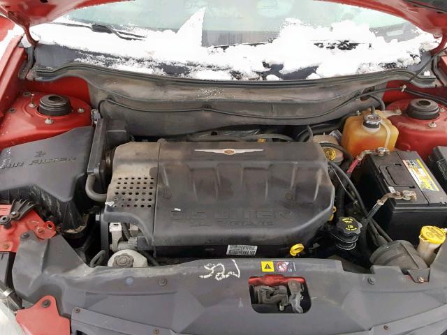 2A8GF68476R612386 - 2006 CHRYSLER PACIFICA T RED photo 7