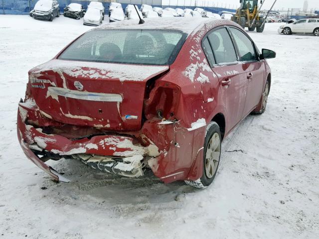 3N1AB6APXAL690294 - 2010 NISSAN SENTRA 2.0 RED photo 4