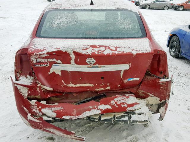 3N1AB6APXAL690294 - 2010 NISSAN SENTRA 2.0 RED photo 9