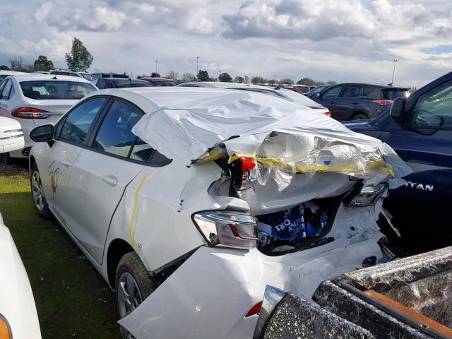 1G1BC5SM4J7212012 - 2018 CHEVROLET CRUZE LS WHITE photo 3