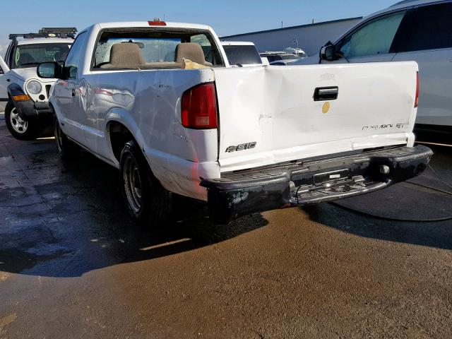 1GCCS145018140832 - 2001 CHEVROLET S TRUCK S1 WHITE photo 3