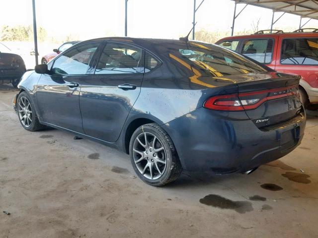 1C3CDFBB7ED791666 - 2014 DODGE DART SXT BLUE photo 3