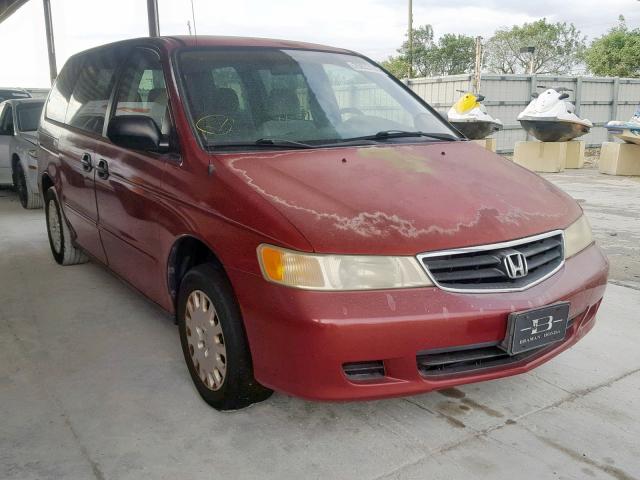 5FNRL18573B028548 - 2003 HONDA ODYSSEY LX RED photo 1