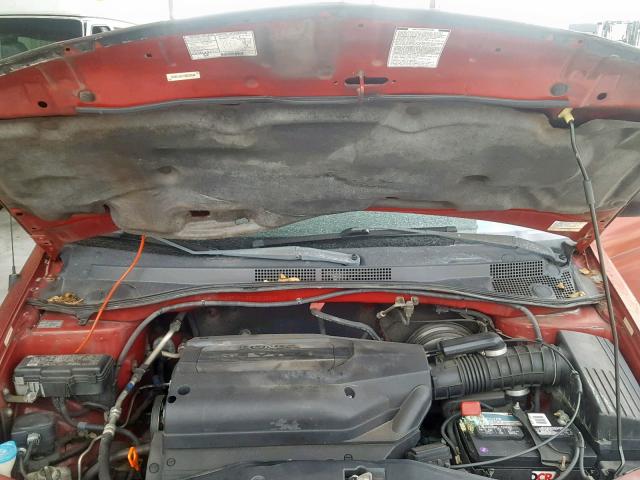 5FNRL18573B028548 - 2003 HONDA ODYSSEY LX RED photo 7