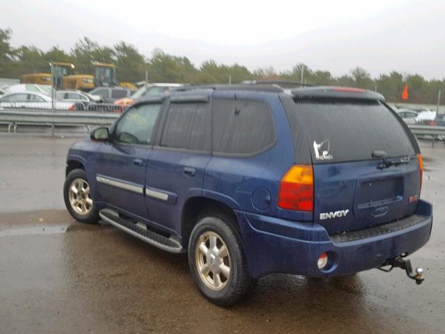 1GKDT13S522342227 - 2002 GMC ENVOY BLUE photo 3