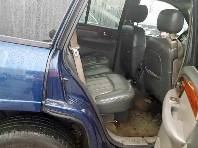 1GKDT13S522342227 - 2002 GMC ENVOY BLUE photo 6