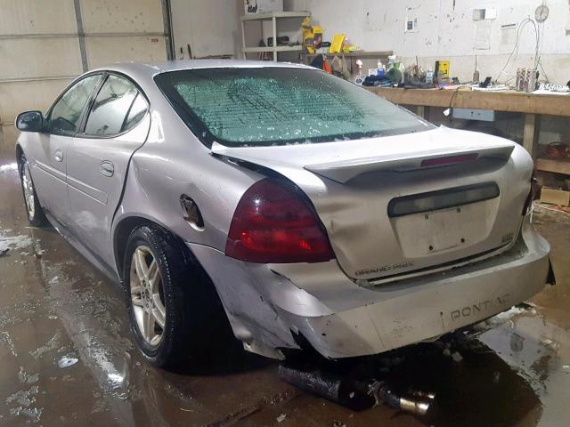 2G2WR524451238947 - 2005 PONTIAC GRAND PRIX SILVER photo 3