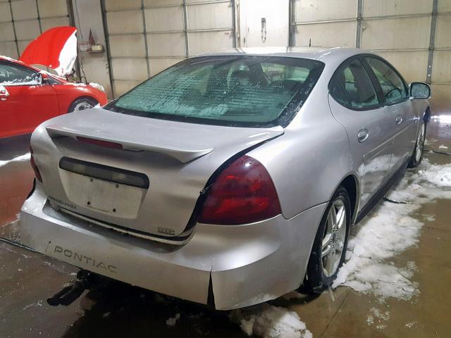 2G2WR524451238947 - 2005 PONTIAC GRAND PRIX SILVER photo 4