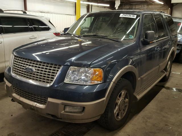 1FMFU18L44LB48817 - 2004 FORD EXPEDITION BLUE photo 2