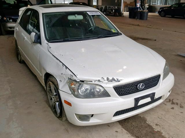 JTHBD192150094452 - 2005 LEXUS IS 300 WHITE photo 1