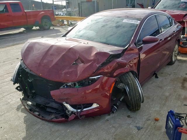 1C3CCCAB0FN744333 - 2015 CHRYSLER 200 LIMITE MAROON photo 2