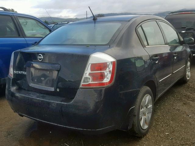 3N1AB61E58L689465 - 2008 NISSAN SENTRA 2.0 BLACK photo 4