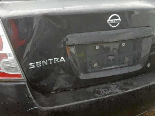 3N1AB61E58L689465 - 2008 NISSAN SENTRA 2.0 BLACK photo 9