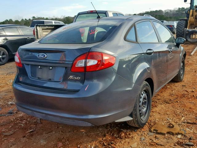 3FADP4AJ4BM124614 - 2011 FORD FIESTA S GRAY photo 4