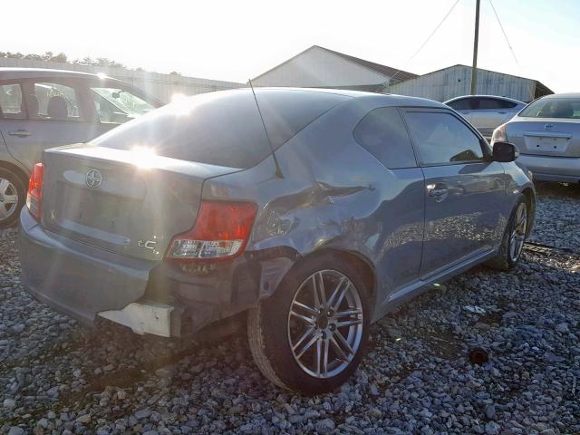 JTKJF5C78B3012688 - 2011 TOYOTA SCION TC GRAY photo 4