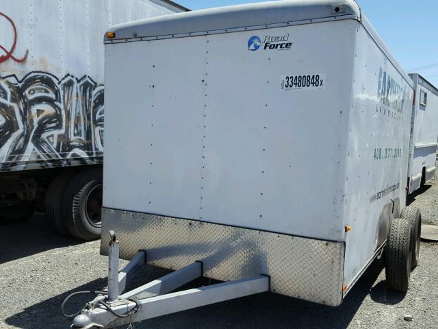 1W4200E2854056621 - 2005 WELLS CARGO TRAILER WHITE photo 2