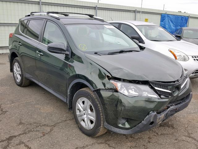 2T3BFREV6DW021596 - 2013 TOYOTA RAV4 LE GREEN photo 1