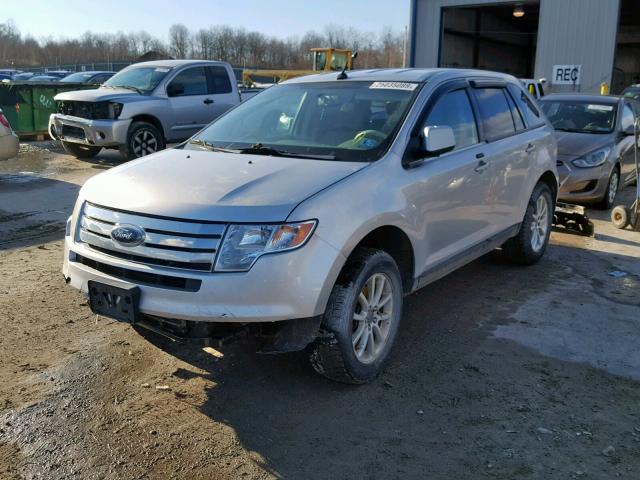 2FMDK48C39BA67491 - 2009 FORD EDGE SEL SILVER photo 2