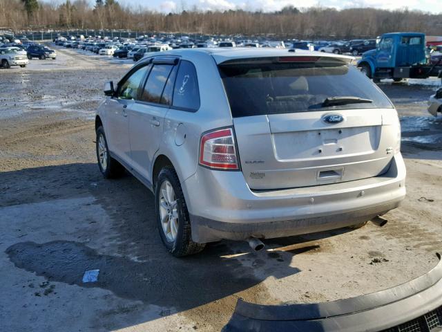 2FMDK48C39BA67491 - 2009 FORD EDGE SEL SILVER photo 3