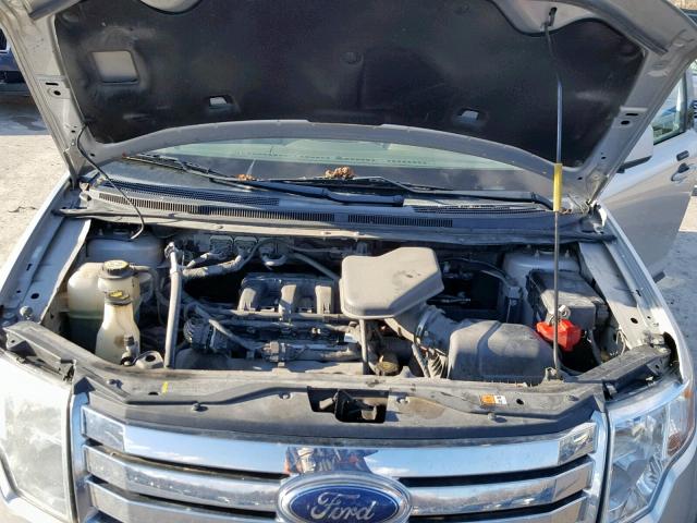 2FMDK48C39BA67491 - 2009 FORD EDGE SEL SILVER photo 7