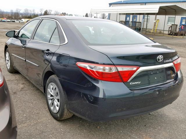 4T4BF1FK0GR530771 - 2016 TOYOTA CAMRY LE BLUE photo 3