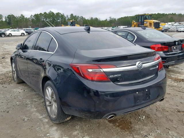 2G4GK5EX2G9152336 - 2016 BUICK REGAL BLACK photo 3