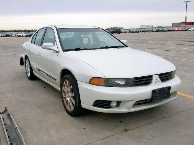 4A3AA46G22E118745 - 2002 MITSUBISHI GALANT ES WHITE photo 1