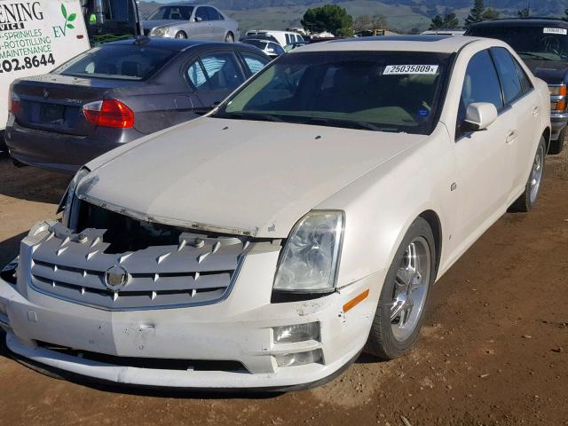 1G6DC67AX60179850 - 2006 CADILLAC STS WHITE photo 2