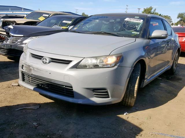 JTKJF5C71C3038292 - 2012 TOYOTA SCION TC ნაცრისფერი ფოტო 2
