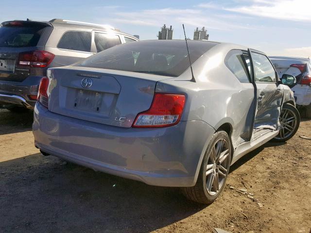 JTKJF5C71C3038292 - 2012 TOYOTA SCION TC ნაცრისფერი ფოტო 4