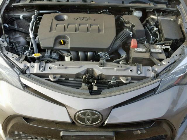 5YFBURHE8HP655381 - 2017 TOYOTA COROLLA L BEIGE photo 7