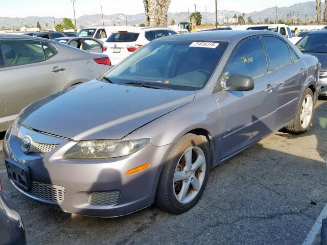 1YVHP80D965M68721 - 2006 MAZDA 6 GRAY photo 2