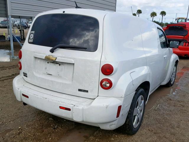 3GCCA85B79S551955 - 2009 CHEVROLET HHR PANEL WHITE photo 4