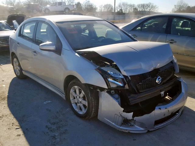 3N1AB6AP6CL704145 - 2012 NISSAN SENTRA 2.0 SILVER photo 1