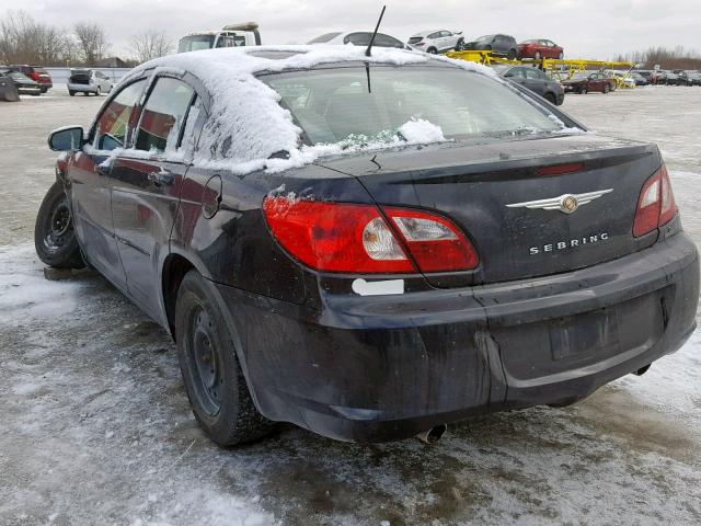 1C3LC56M97N675990 - 2007 CHRYSLER SEBRING TO BLACK photo 3