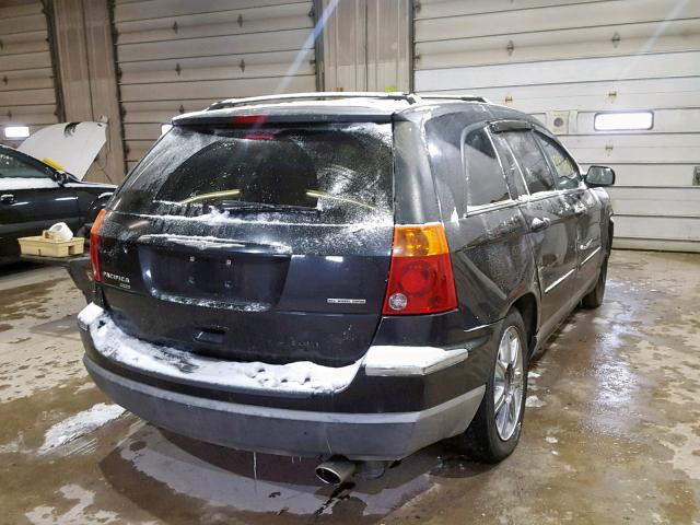 2C8GF68405R655360 - 2005 CHRYSLER PACIFICA T BLACK photo 4