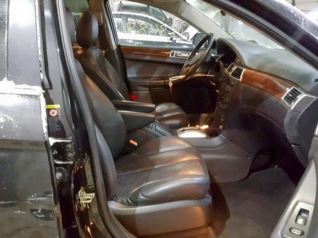 2C8GF68405R655360 - 2005 CHRYSLER PACIFICA T BLACK photo 5