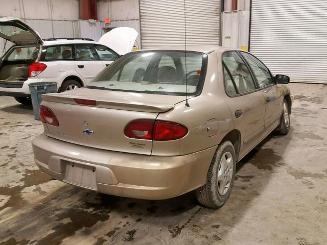 1G1JF52T3Y7375903 - 2000 CHEVROLET CAVALIER L GOLD photo 4